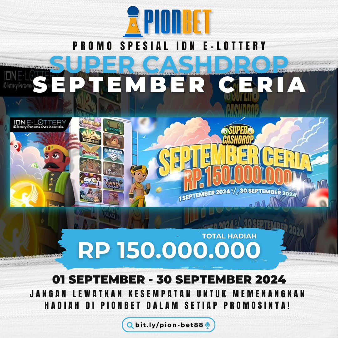 Super Cash Drop September Ceria 